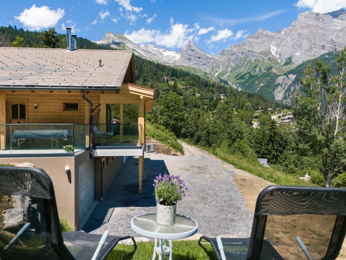 Chalet La Paisible By Interhome Ovronnaz Exterior photo